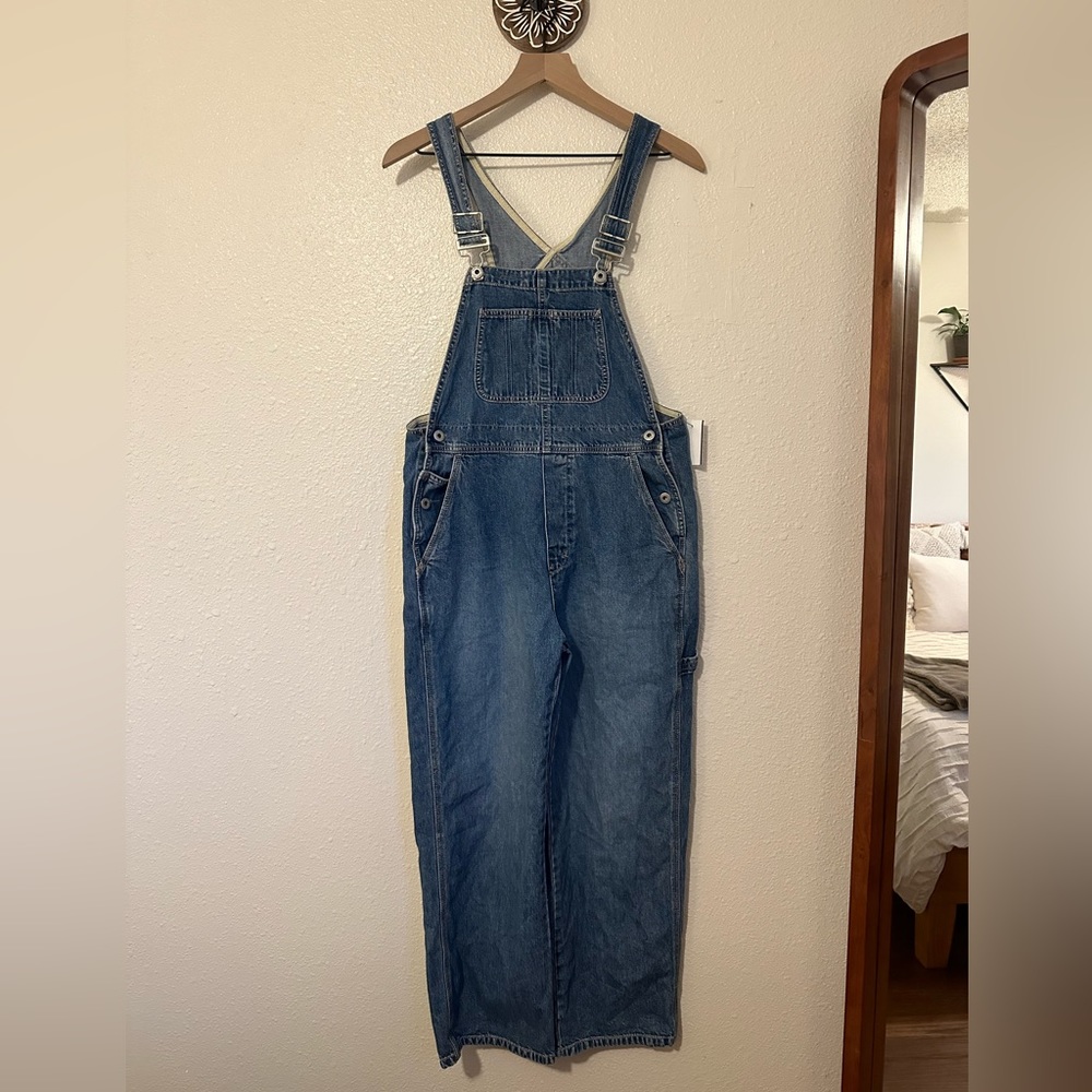 GAP Denim Overalls Jumpsuit in Blue